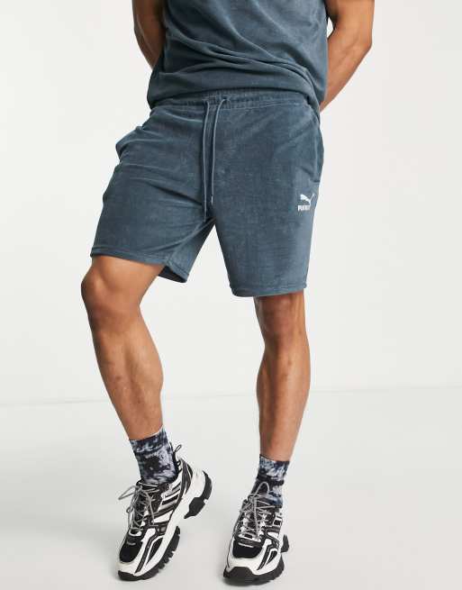 Puma - Classics - Short van badstof in marineblauw