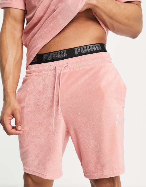 Puma - Classics - Short van badstof in oudroze