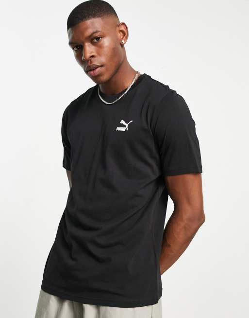 Puma Classics small logo t-shirt in black