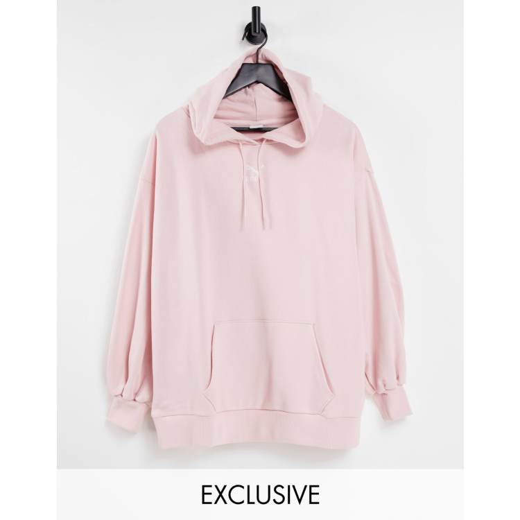 Puma Classics Sweat à capuche oversize Rose ASOS