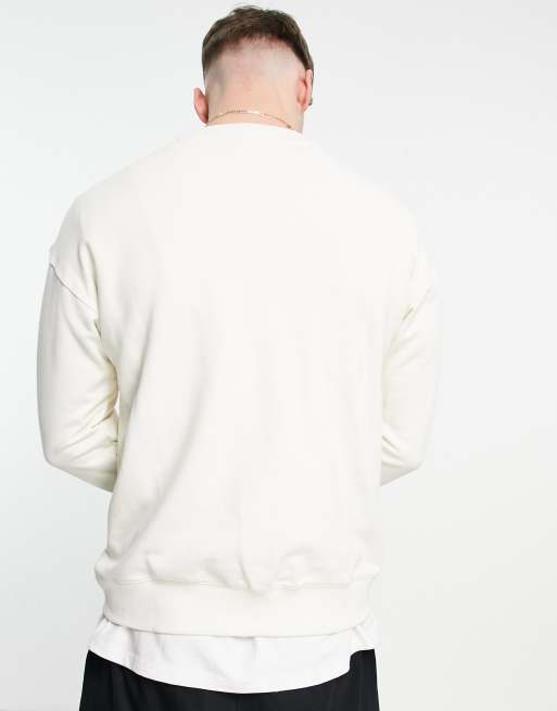 Puma Classics Sweat a col montant Blanc ASOS