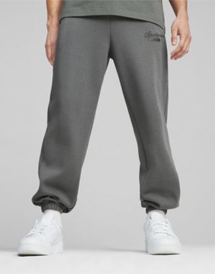 Puma Classics+ sweatpants in mineral gray