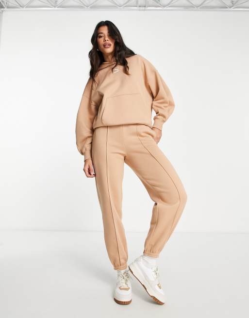 Beige sweatpants with women's logo - PUMA - Pavidas