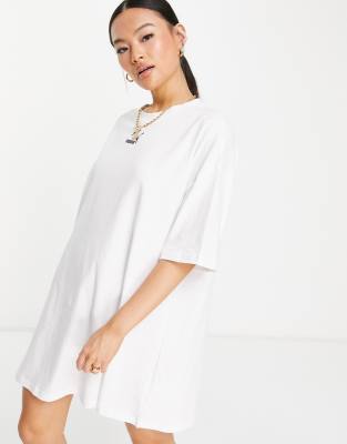 Puma classics t-shirt dress in white