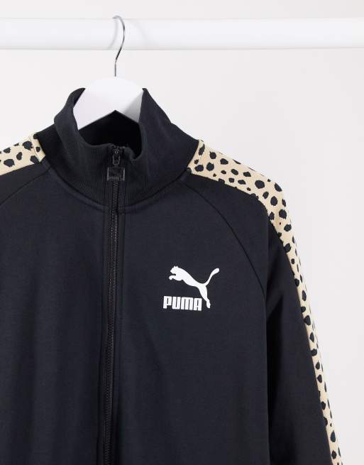 Puma leopard sale print jacket