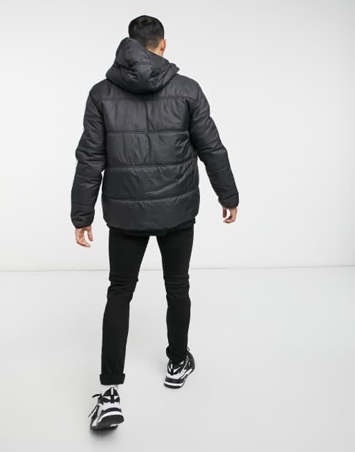 Puma Classics T7 padded jacket in puma black, ASOS