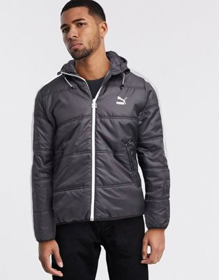 Puma Classics T7 padded jacket in puma black | ASOS