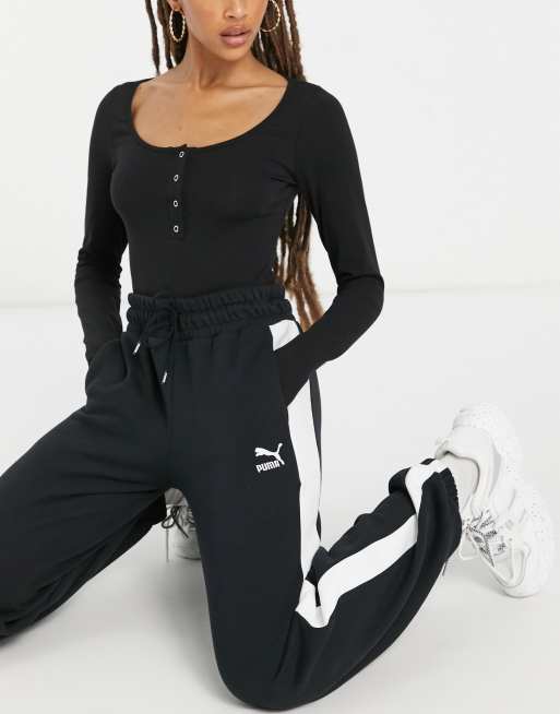 Puma t7 track pants 2024 black