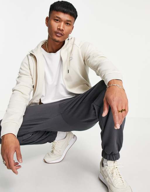 PUMA - Classics Tech - Felpa con cappuccio color pietra
