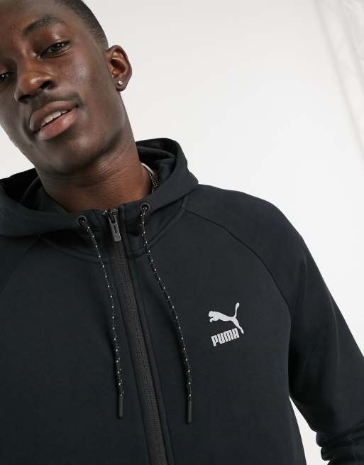 Puma Classics Tech hoodie in black