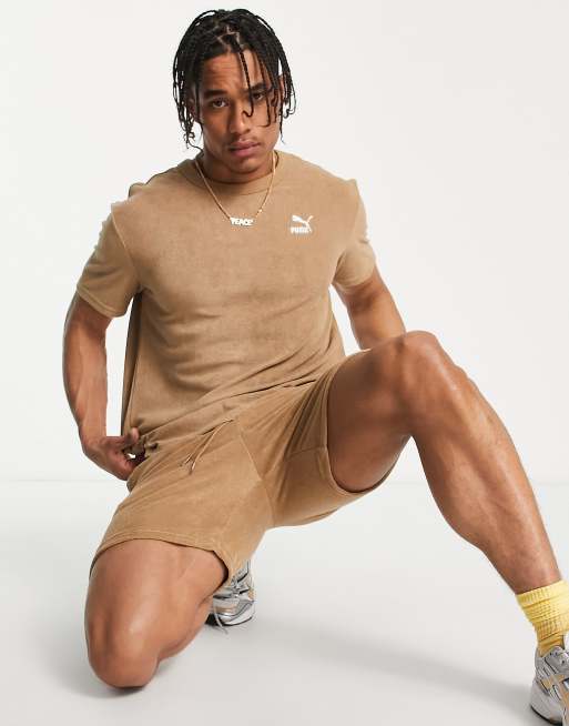 Tan puma hot sale shirt