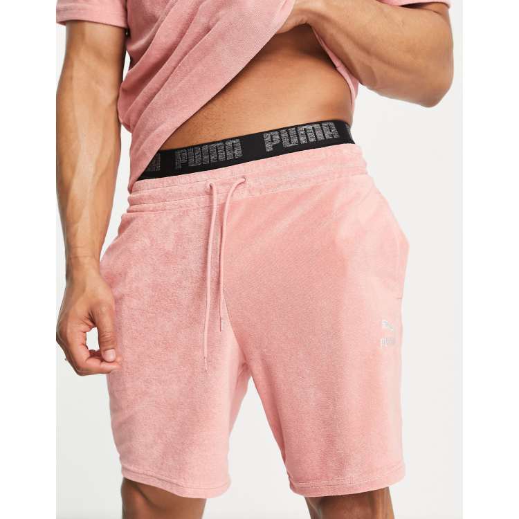 Puma tracksuit pink mens best sale