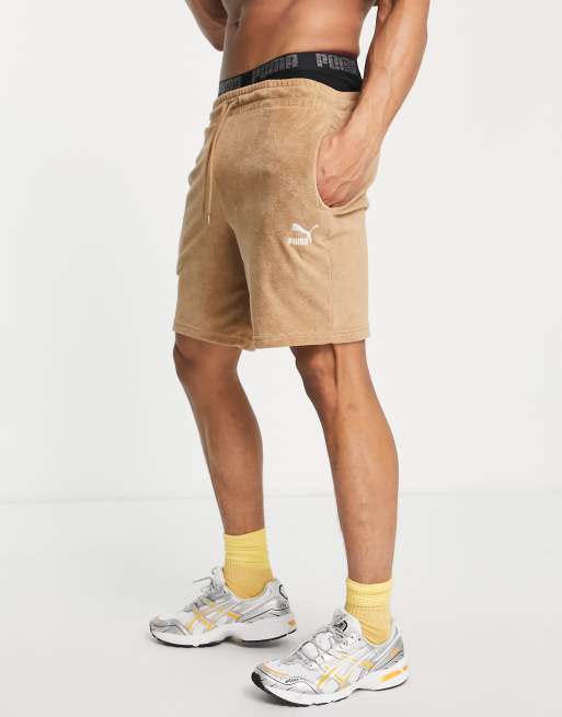 Puma cheap shorts brown