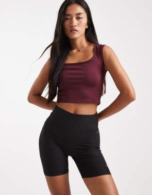 Puma Cloudspun 6" Short Tights In Black