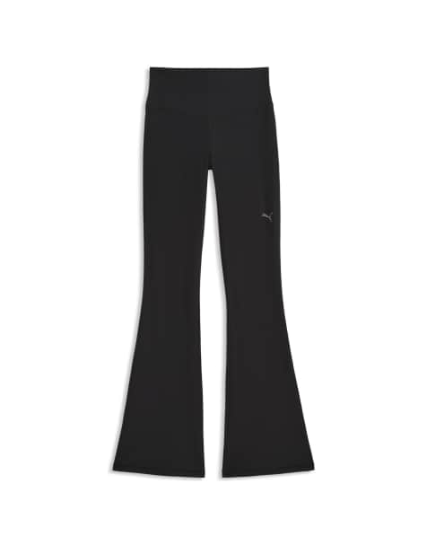 Puma Cloudspun high waisted flared tights in black - view 1