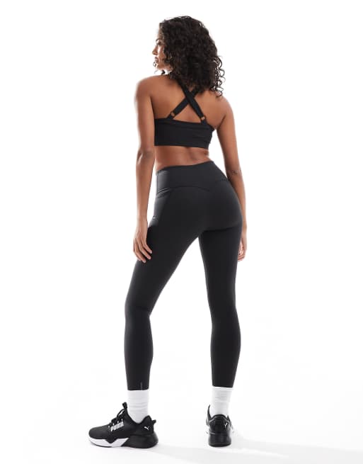 Puma Cloudspun soft high waist tights in puma black