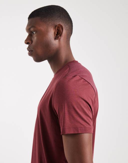 Puma - Cloudspun - T-shirt in bordeauxrood, 4 van 5