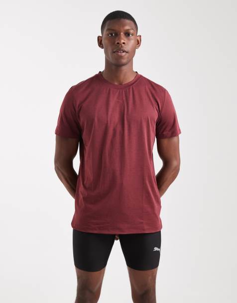 PUMA Cloudspun t-shirt in burgundy - view 1