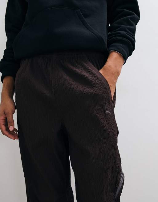 Puma Clrt relaxed track pants in brown, 3 of 5
