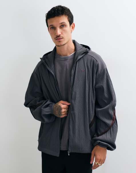 Puma Clrt track jacket in gray - view 1