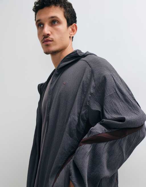 Puma Clrt track jacket in gray, 2 of 5