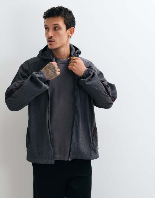 Puma Clrt track jacket in gray, 4 of 5