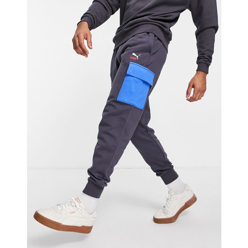 Pantaloni e leggings Uomo Puma - CLSX - Joggers cargo grigi