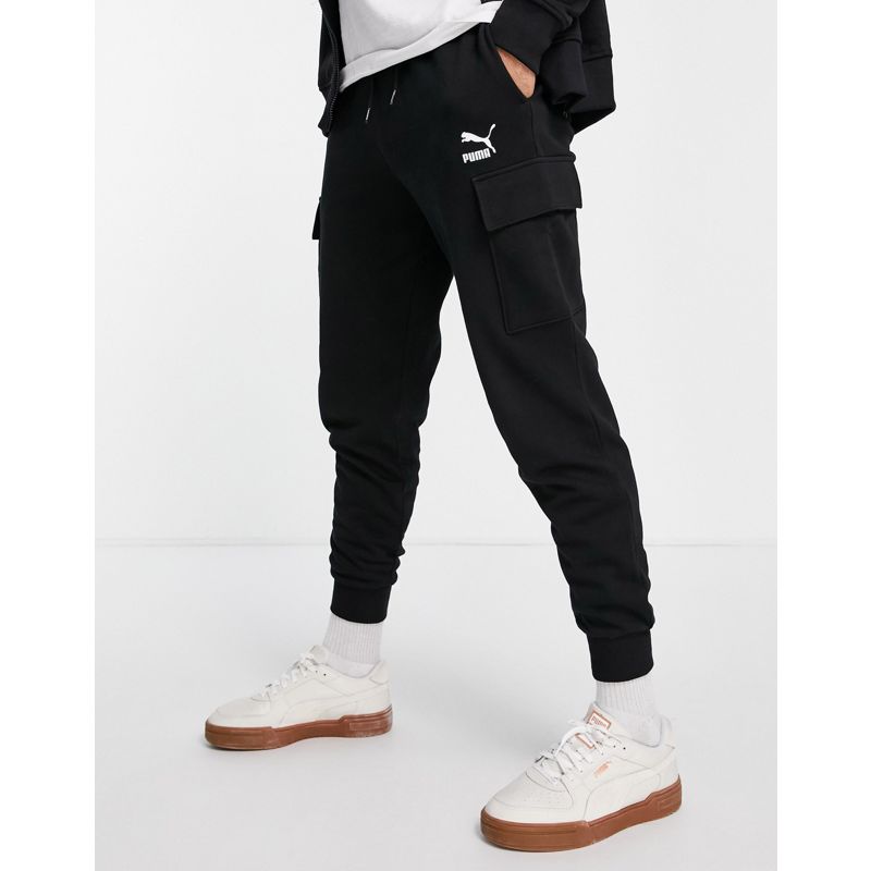 Uomo Pantaloni e leggings Puma - CLSX - Joggers cargo neri