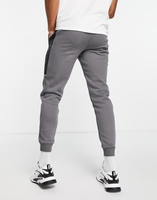 PUMA - CLSX - Joggers grigi e neri, 3 di 4