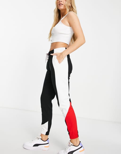 Black and white online puma sweatpants