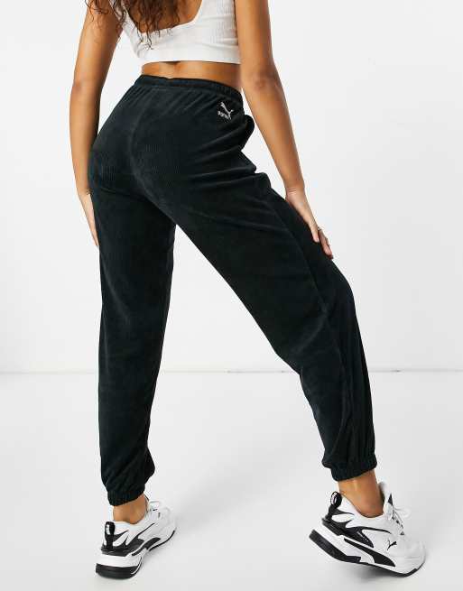 Puma cord jogger in black ASOS
