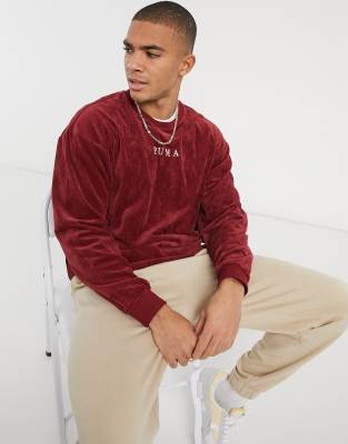 red sweatshirt asos