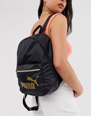 puma core archive black backpack
