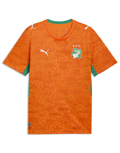 Puma Côte d'ivoire home jersey in orange, 3 of 4