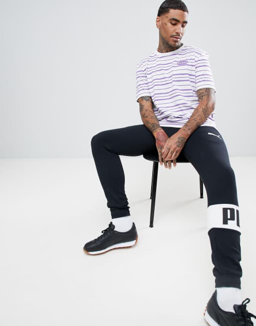 puma retro stripe asos purple