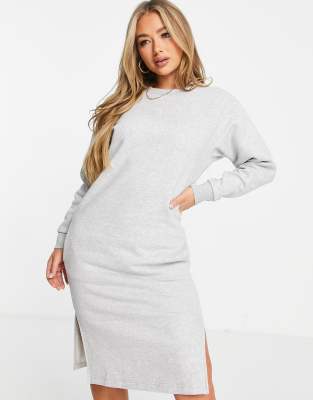 Puma crew neck dress in grey
