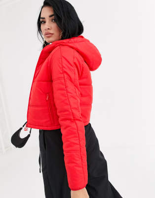 red puma coat