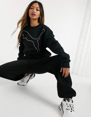 puma crop sweatshirt