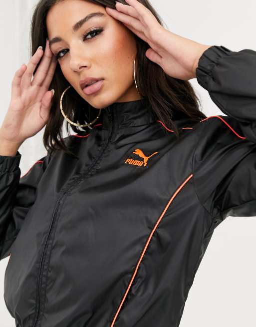 Puma Cropped Track Jacket Black