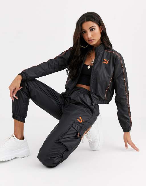 Puma cropped jacket sale