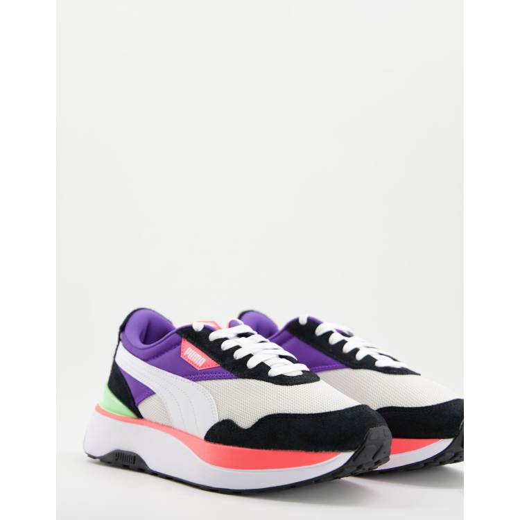 Puma silk cheap lace trainers