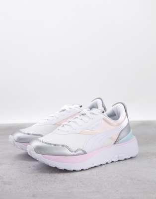 Puma Cruise Rider sneakers in pastel metallic-Multi