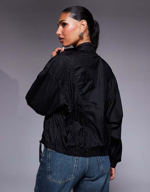 Puma Dare to oversized woven jacket in black, 2 of 4