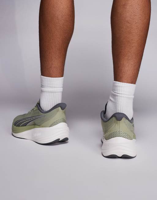 PUMA – Darter Pro – Buty sportowe w zielonym odcieniu khaki , 5 z 5