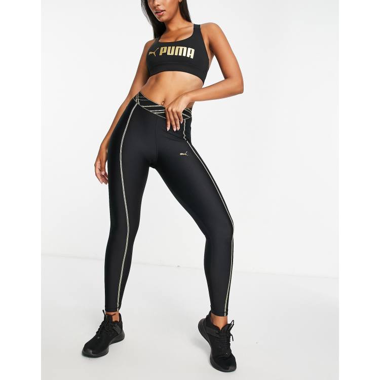 Buy Puma Deco Glam High Waist Full Tight - Black