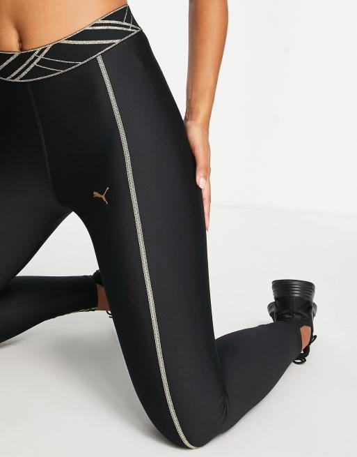 Buy Puma Safari Glam High Waist Tights In Black