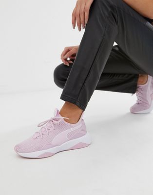 Puma defy sneakers in pink | ASOS