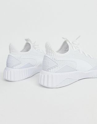 Puma defy trainers in white | ASOS