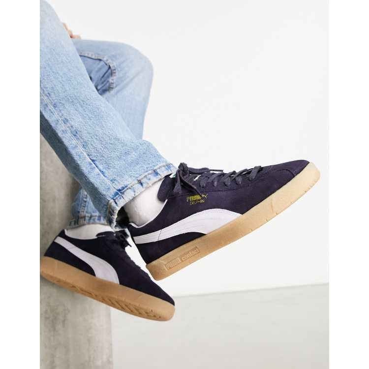 Puma fur hot sale shoes navy