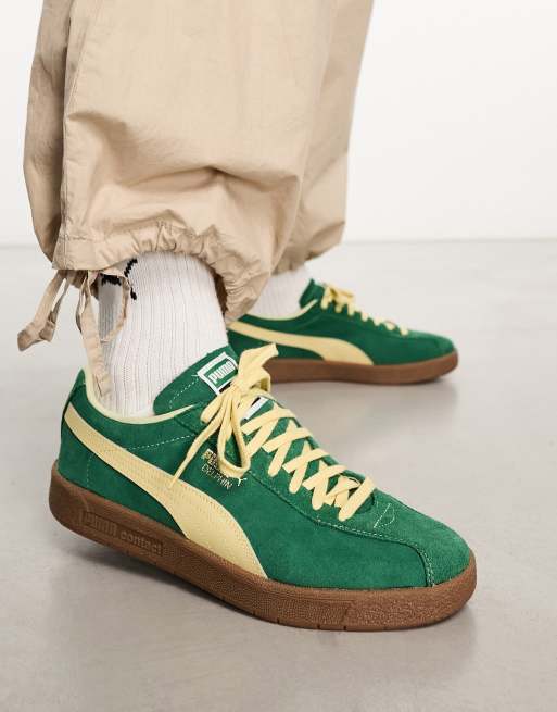 Puma - Delphin - Sneakers verdi con suola in gomma